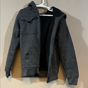 Gray Hooded Jacket